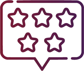 95% de taux de satisfaction