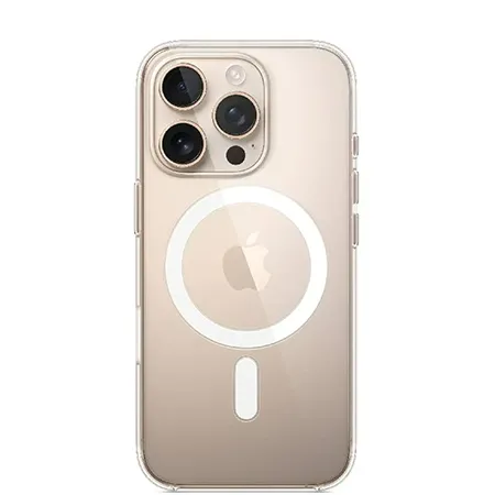 Coque transparente avec MagSafe pour iPhone 16 Pro