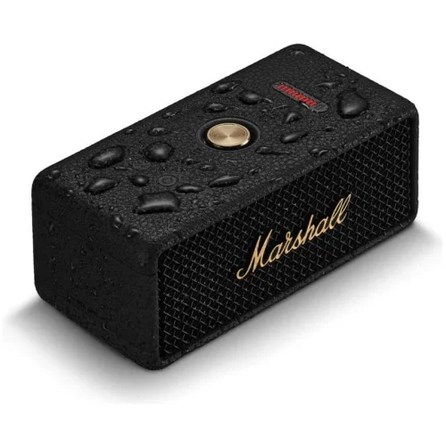 Marshall Emberton III Enceinte Bluetooth Portable - Noir & Brass Image 4