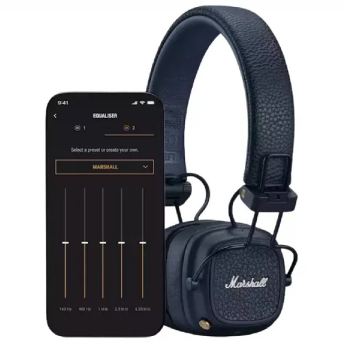 Marshall Major V - Casque Audio Bluetooth - Midnight Blue Image 6