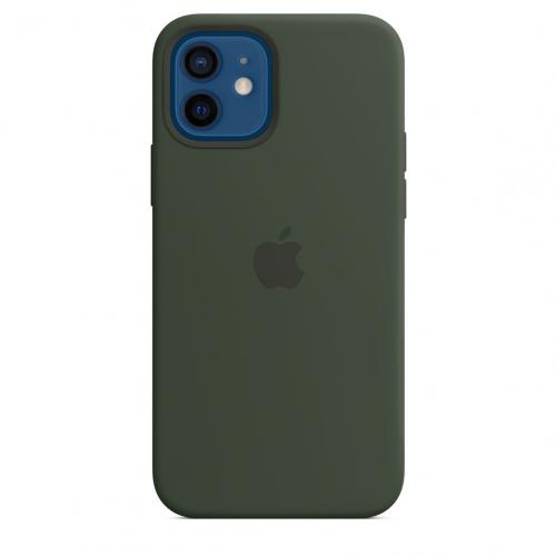 Coque en silicone iPhone 12 | 12 Pro - olive