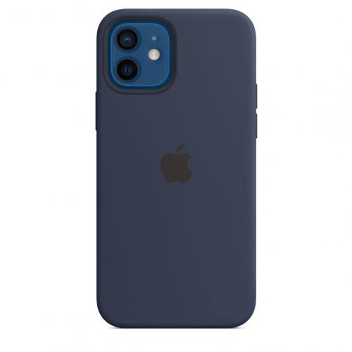 Coque en silicone iPhone 12 | 12 Pro - marine