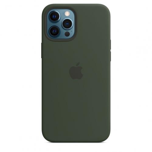 Coque en silicone - iPhone 12 Pro Max - olive