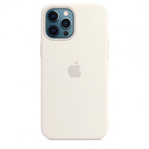 Coque en silicone - iPhone 12 Pro Max - Blanc