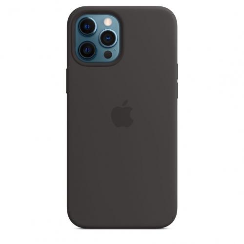 Coque en silicone - iPhone 12 Pro Max - Noir