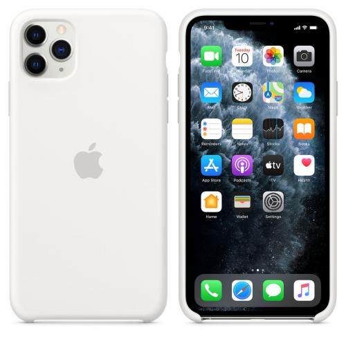 Coque en silicone - Phone 11 Pro Max - Blanc
