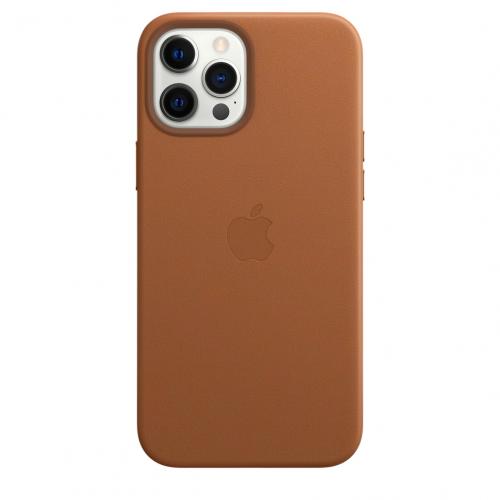 Apple coque en cuir avec MagSafe pour iPhone 12 Pro Max