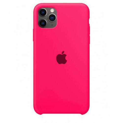 Coque en silicone - iPhone 11 Pro - Rose fushia