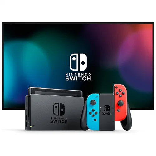 Console Nintendo Switch V2 - Joy-Con Rouge et Bleu Neon Image 5