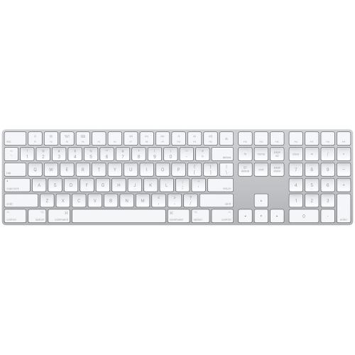 Apple Magic Keyboard avec pavé numérique Qwerty - Blanc Image principale