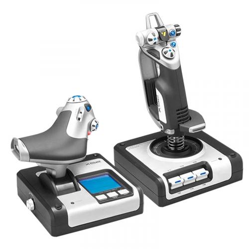 Logitech G Saitek X52 Flight Control System - Noir