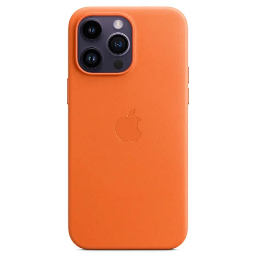 Apple Coque en cuir avec MagSafe pour iPhone 14 Pro Max