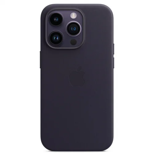 Apple Coque en cuir avec MagSafe pour iPhone 14 Pro