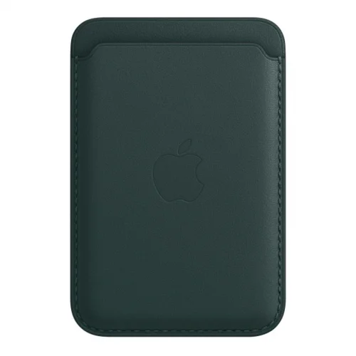 Apple Porte-cartes 2 en cuir avec MagSafe pour iPhone - Vert forêt