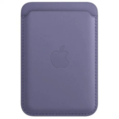 Apple Porte-cartes 2 en cuir avec MagSafe pour iPhone - Glycine