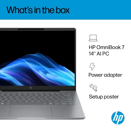 Ordinateur portable HP OmniBook 7 AI 14 série 14-fr0000 (Intel® Core™ Ultra 5 225U/16Go/512Go SSD/14\'\'/OLED) Image 3