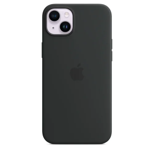Apple Coque en silicone avec MagSafe pour iPhone 14 Plus - Minuit