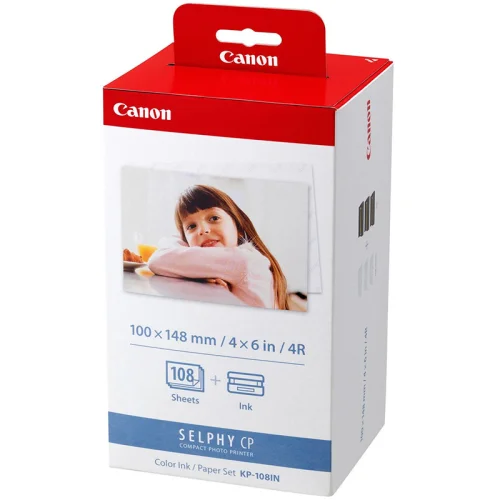 Kit cartouche Canon KP-108 IN (Encre et Papier photo - 108 Feuilles)