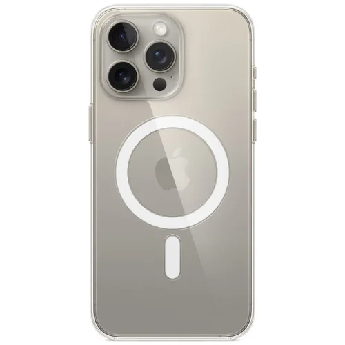 Apple Coque transparente avec MagSafe pour iPhone 15 Pro Max
