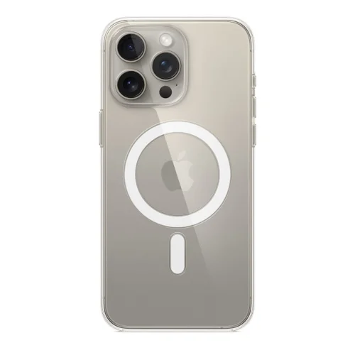 Apple Coque transparente avec MagSafe pour iPhone 15 Pro