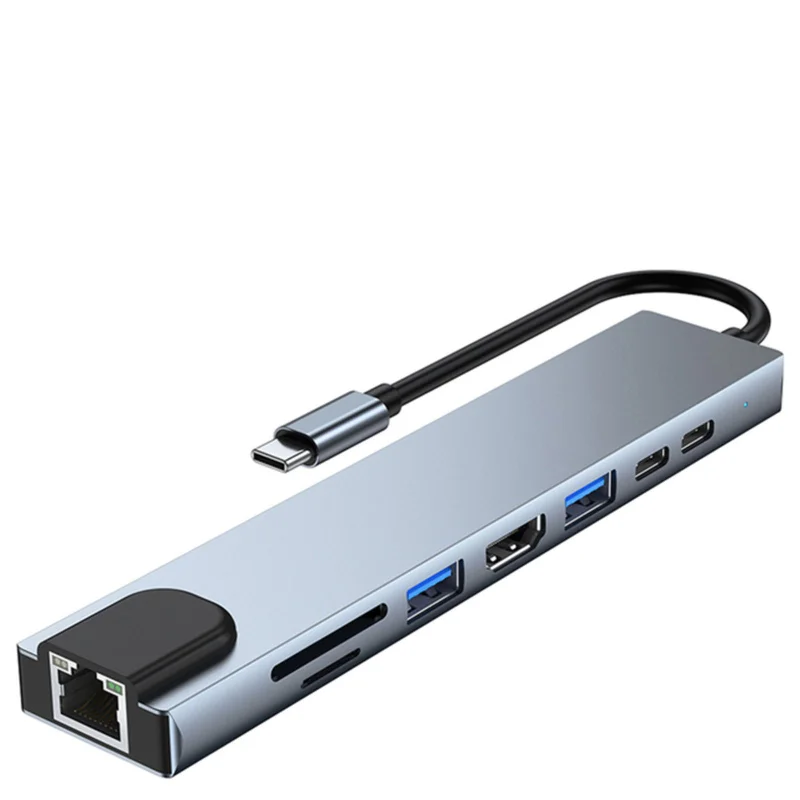 Adaptateur multiport USB-C 8 en 1