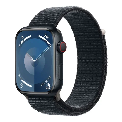 Apple Watch Series 9 Boîtier en Aluminium (41mm / GPS-Cellular) - Boucle Sport / Minuit Image principale