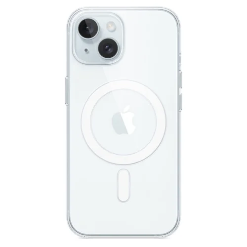 Apple Coque transparente avec MagSafe pour iPhone 15