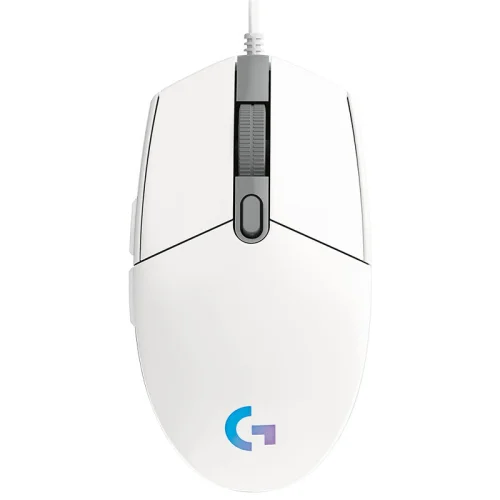 Souris Gaming Filaire Logitech G102 LIGHTSYNC - Blanc