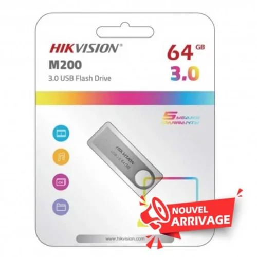 HIKVISION Clé USB 3.0 Metal (64Go / Gris)