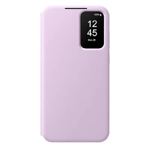 Samsung Étui Smart View avec porte-carte pour Galaxy A35 5G - Lavande