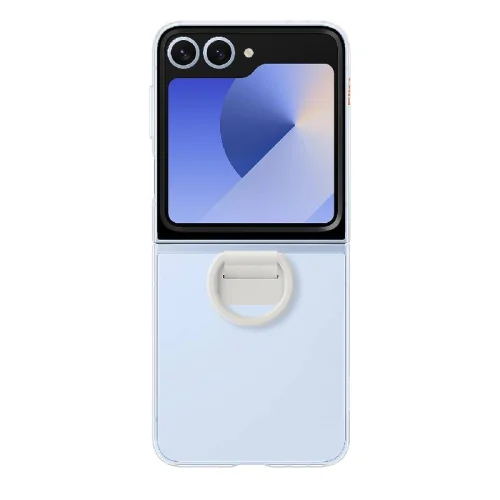 Samsung Étui transparent pour Galaxy Z Flip6 avec anneau