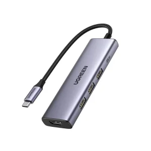 Ugreen Adaptateur USB-C Multiport 5 en 1 - Gris