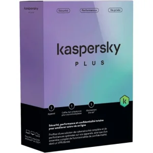 Kaspersky Plus – 1 Poste / 1 an