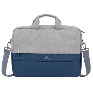 Rivacase Prater Sacoche 15.6'' - gris/bleu foncé
