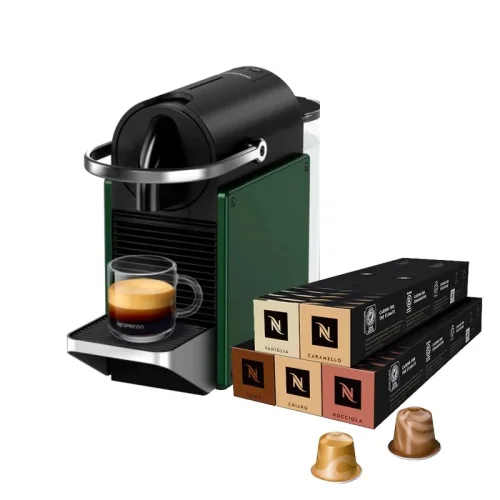 Nespresso Machine à café Original Pixie - Vert Forêt
