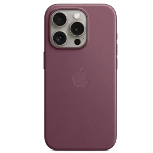 Apple Coque en tissage FineWoven avec MagSafe pour iPhone 15 - Violet
