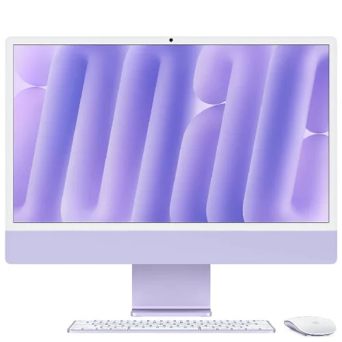 Apple iMac 24" puce M4 (10CPU/10GPU/16Go/256Go) - Mauve