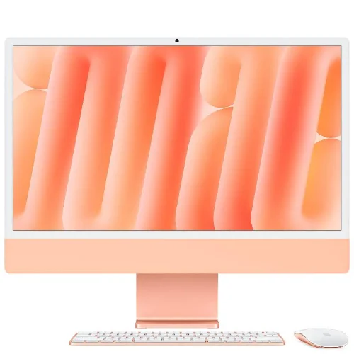 Apple iMac 24" puce M4 (10CPU/10GPU/16Go/256Go) - Orange