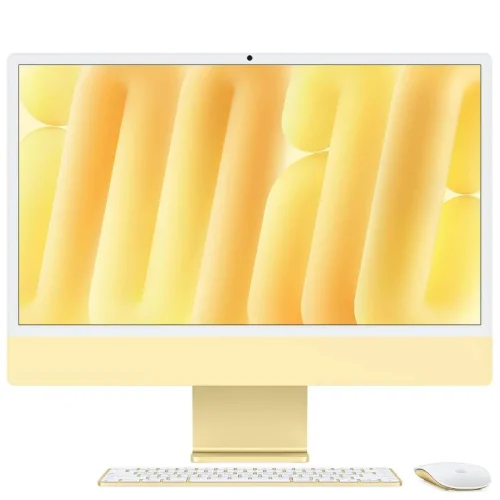 Apple iMac 24" puce M4 (10CPU/10GPU/16Go/512Go) - Jaune