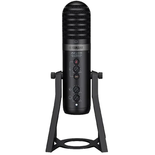 YAMAHA streaming  Microphone AG01 - Noir