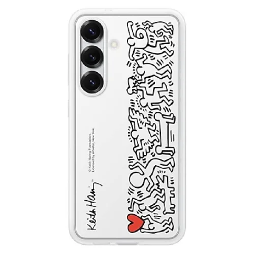 Samsung Étui Flipsuit pour Galaxy S25 (Renforcé) - Blanc