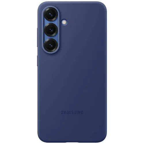 Samsung Coque en silicone pour Galaxy S25 - Bleu