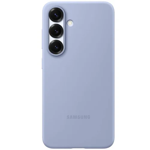 Samsung Coque en silicone pour Galaxy S25 - Bleu Clair