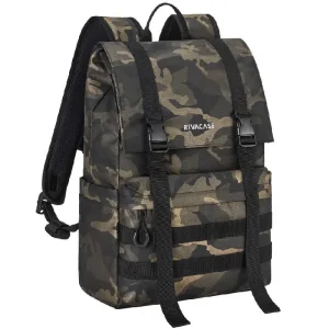 Rivacase Sherwood Sac à dos à roulettes 15.6" - Marron camouflage
