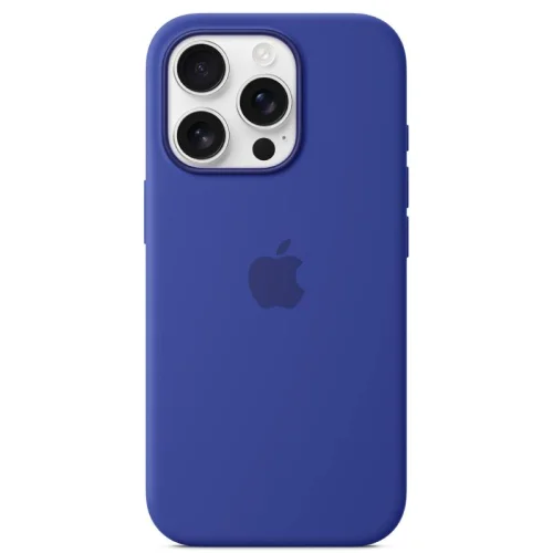 Apple Coque en silicone avec MagSafe pour iPhone 16 Pro - Ultramarine