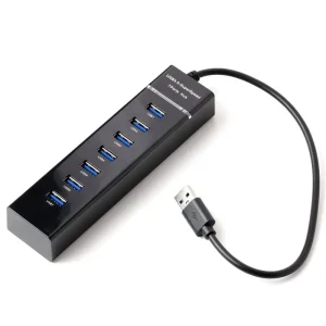 Adaptateur USB 307 à 7 ports - Noir