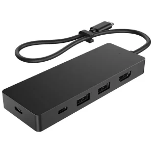 Concentrateur de voyage HP USB-C G3 - Noir