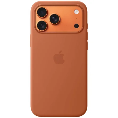 Apple Coque en silicone avec MagSafe pour iPhone 17 Pro Max - Terracotta