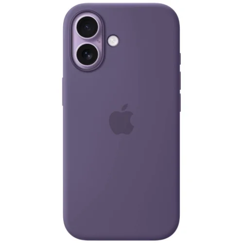 Apple coque en silicone avec MagSafe pour Apple iPhone 17 - Brume violette