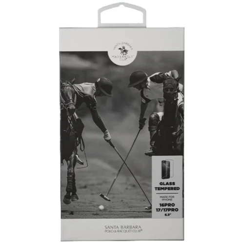 Screen de Protection Verre trempé Santa Barbara Polo & Racquet Club pour Apple iPhone 16 Pro/17/17 Pro